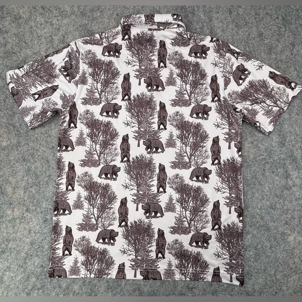 Waggle | Men's Grizz Polo |‎ Men’s Size Medium - Picture 4 of 8